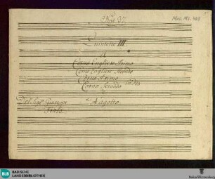 Quintets - Don Mus.Ms. 449 : cor inglese (2), cor (2), fag; E|b; ReiF 5.54