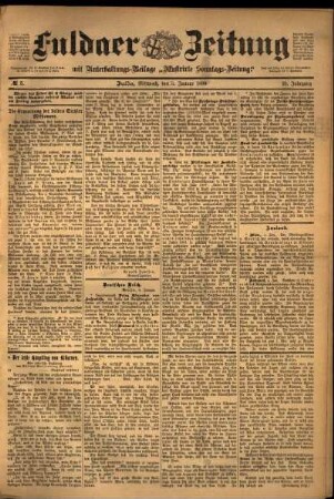 Ausgabe vom Mittwoch, den 05. Januar 1898.