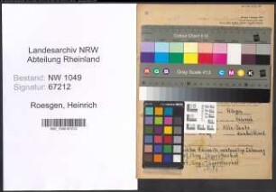Entnazifizierung Heinrich Roesgen , geb. 26.08.1920 (Beamter)