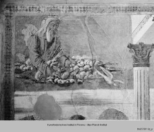 Fragment eines Freskenzyklus mit Verkündigung und Aposteln : Verkündigung an Maria