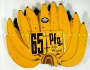 Werbeaufsteller "FYFFES" (Bananen)