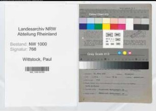 Entnazifizierung Paul Wittstock, geb. 13.03.1896 (Eichangest.)