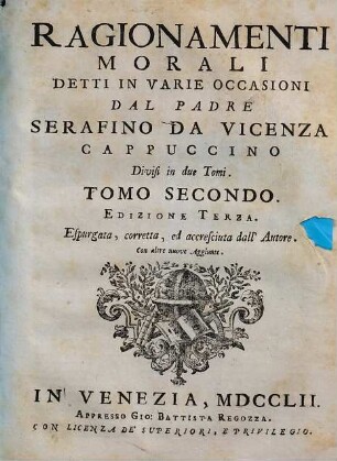 Ragionamenti Morali : Detti In Varie Occasioni, 2