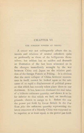 Chapter VI. The foreign powers at Peking