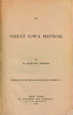 The great Iowa meteor