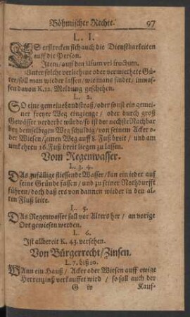 Von Bürgerrecht/ Zinsen.
