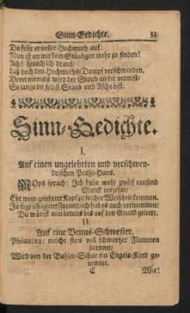 Sinn-Gedichte.