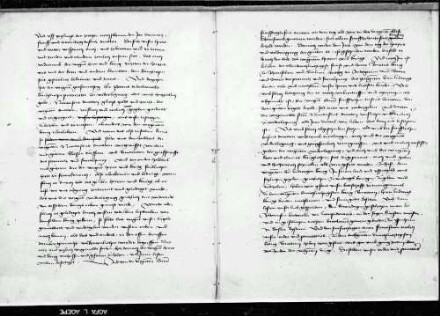 König Renatus von Sizilien vergleicht sich mit dem Gesandten der Gräfin Margarete und des Grafen Ulrich V. über die Ansprüche der Gräfin.