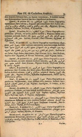 Elenchi Librorum Orientalium, Pars Quarta, De Codicibus Arabicis Manuscriptis