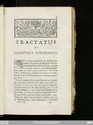 Tractatus De Virtutibus Theologicis.