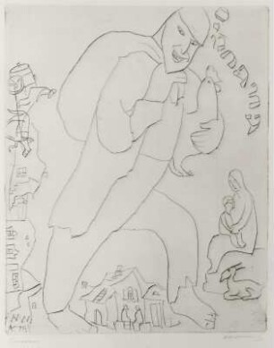 Simchele, Illustration aus der Folge 'Fischke der Lahme'