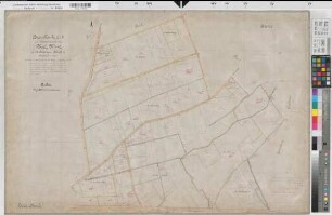Werl (Werl), Separation Werl, Bl. 3 Brouillonkarte II Flur 3