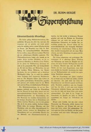 Sippenforschung.