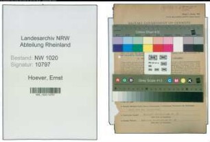 Entnazifizierung Ernst Hoever , geb. 12.05.1903 (Krankenpfleger)