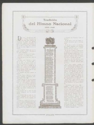 Tradición del Himno Nacional, 1838-1848