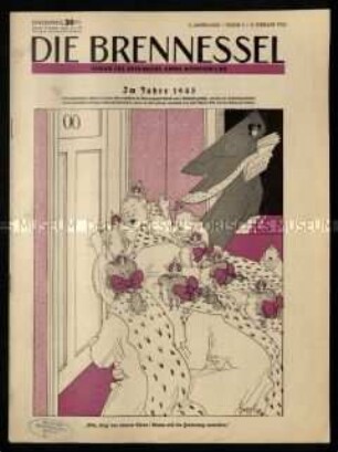 NS-Wochenzeitschrift Die Brennessel, 5. Jahrgang 1935 Nr. 5