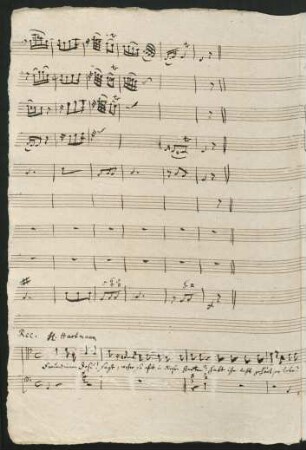 [No. 10] Rec.: Freundinnen Jesu! sagt, woher so oft