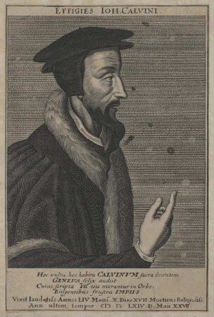 Bildnis des Johann Calvin