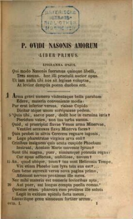 P. Ovidius Naso, 1. Amores, Epistulae, De medic. Fac. Ars amat. remedia amoris