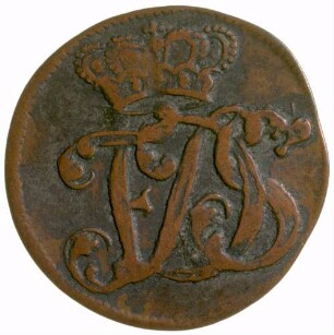 Münze, Pfennig, 1750