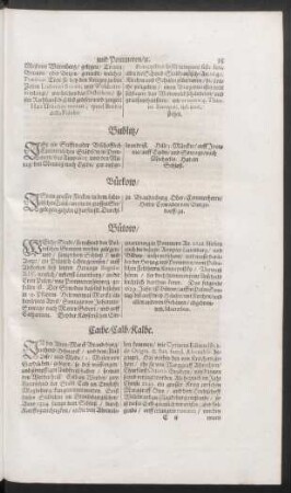 Calbe/ Calb/ Kalbe - Drossen