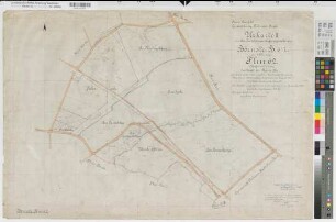 Dülmen (Dülmen), Zusammenlegung Börnste, Urkarte 2 Dülmen Flur 62