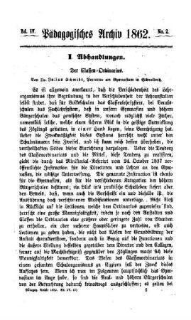 Der Classen-Ordinarius