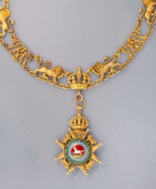 Zivilgroßkreuz des Guelphen-Ordens mit Ordenskette