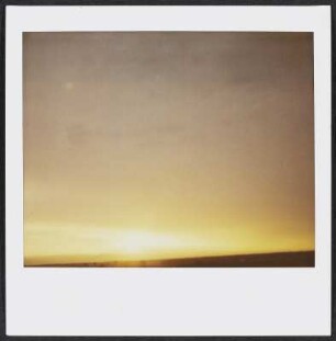 Sonnenuntergang über Mahlberg