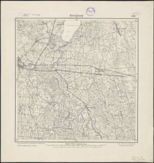 Meßtischblatt 1096 : Ortelsburg, 1915 : Ortelsburg. - Aufn. 1912, hrsg. 1914, Auflagedr. 1915. - 1:25000. - [Berlin]: Reichsamt für Landesaufnahme, 1915. - 1 Kt.