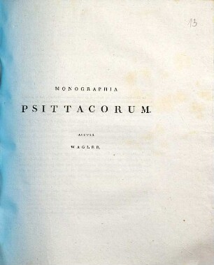 Monographia Psittacorum