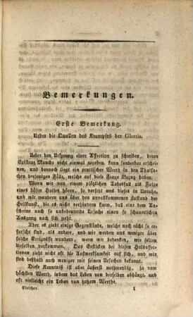 Medicinisch-chirurgische Bemerkungen und Erläuterungen, 1
