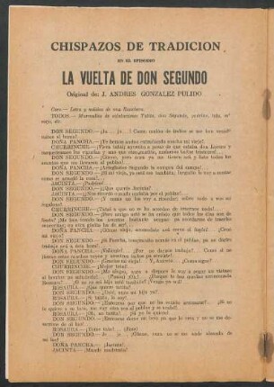 La vuelta de Don Segundo