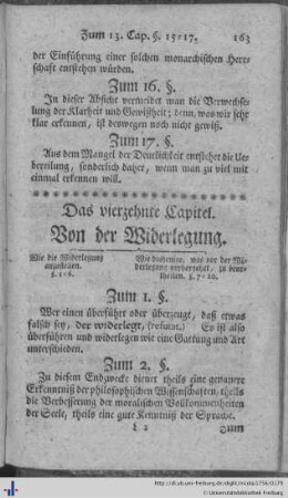 Das vierzehnte Capitel.