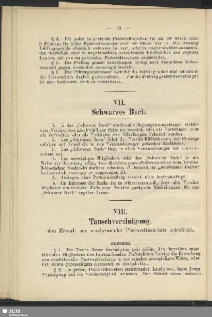 VII. Schwarzes Buch