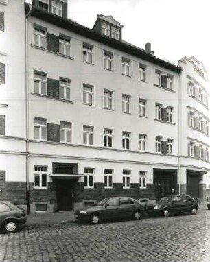 Wurzen. Wohnhaus, Hermann-Ilgen-Straße 16/14 (um 1935). Straßenansicht