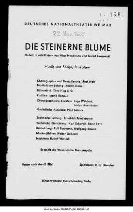 Die steinerne Blume