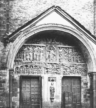 Conques (Aveyron), Abbatiale Sainte-Foy, Portal
