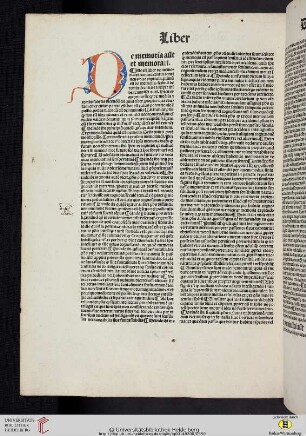 Liber De memoria et reminiscentia