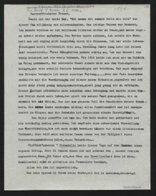 Brief an Jakob Wassermann : 01.05.1924