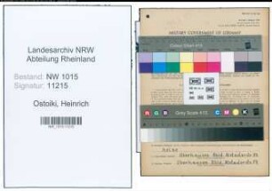 Entnazifizierung Heinrich Ostoiki , geb. 24.06.1907 (Stukkateur)
