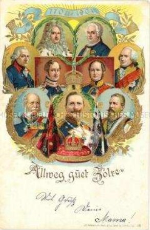 Postkarte zum 200jährigen Bestehen des Königreichs Preußen