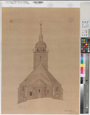 Siegen, Nikolaikirche: Ansichten von Osten