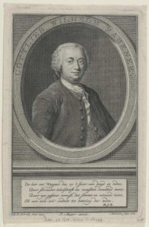 Bildnis des Gottlieb Wilhelm Rabener
