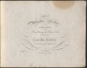9 Wanderlieder : von Uhland ; mit Begl. d. Pianoforte ; op. 34, 2