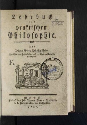 Lehrbuch der praktischen Philosophie