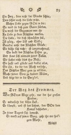 Der Weg des Frommen
