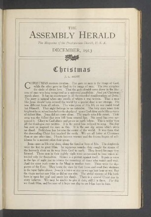 December, 1913