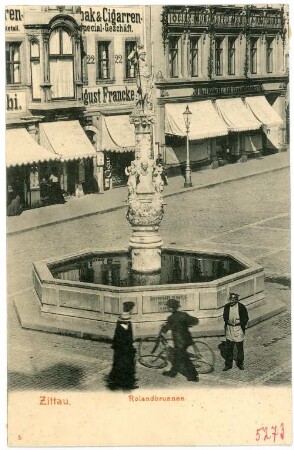 Zittau. Rolandbrunnen