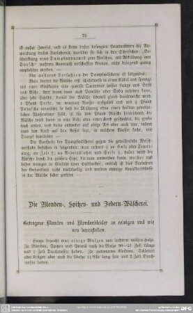 Die Blonden-, Spitzen-, und Federn-Wäscherei